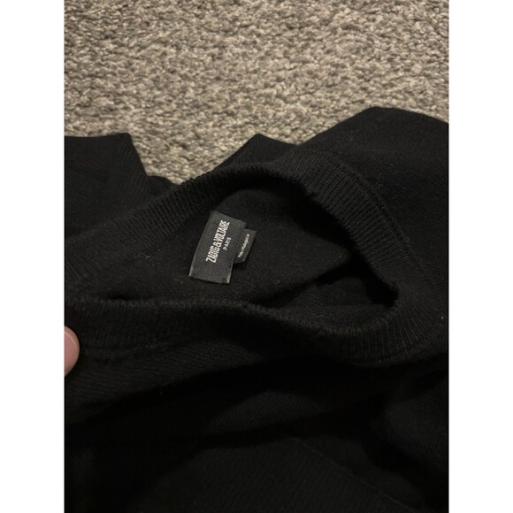 Zadig & Voltaire Miss Flash Lightning Bolt Sweater Wool/Cashmere Size Medium - Picture 8 of 10